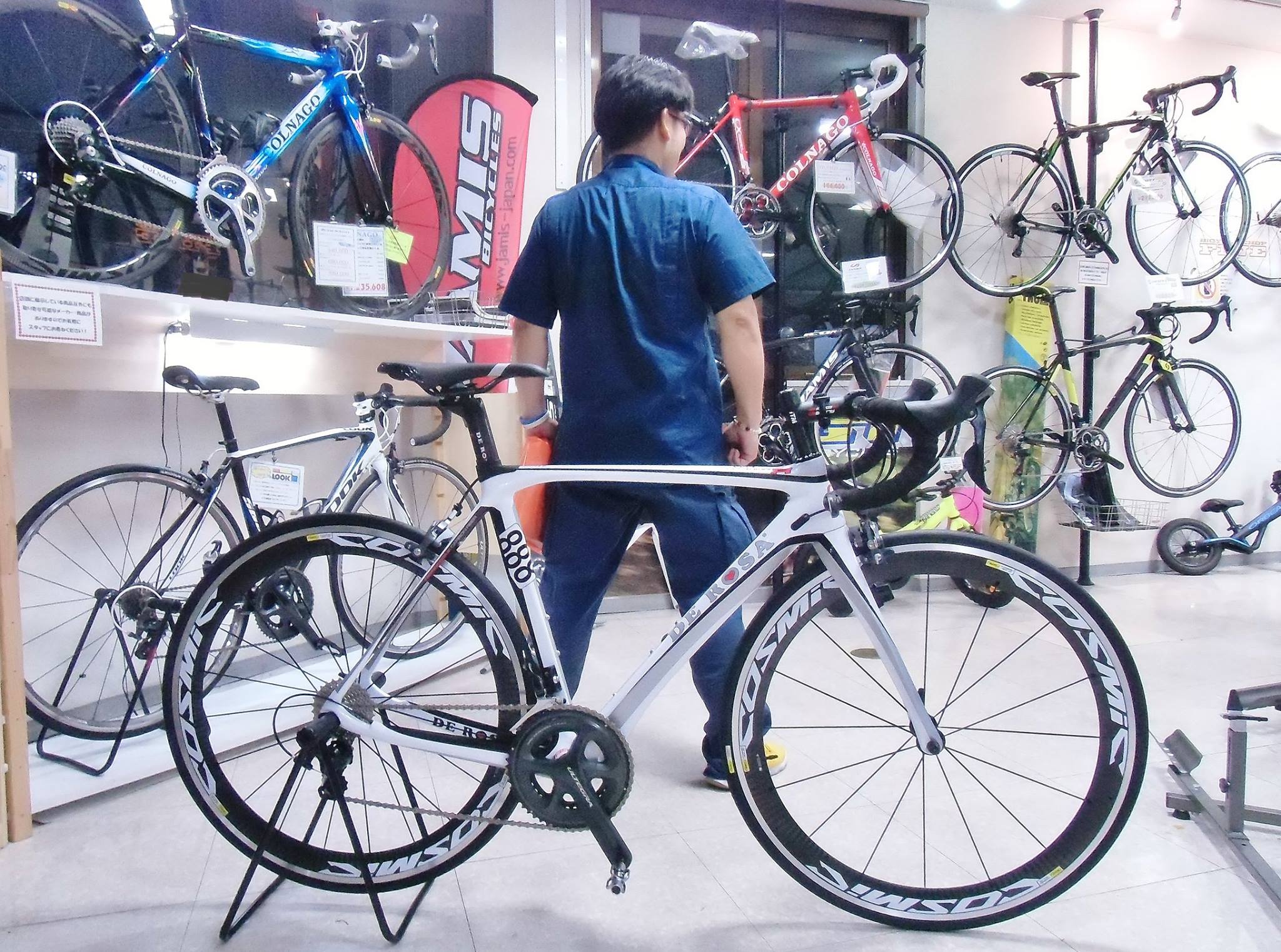 De Rosa Super King R お買い上げいただきました 自転車販売 広島県福山市 ロードバイク マウンテンバイク Bicycleshop Fine ファイン